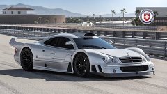 Stunning Mercedes-Benz CLK GTR with Satin Black HRE Wheels