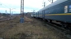 ЧС2-873 с поездом №82 Москва - Улан-удэ, ст.Ревда