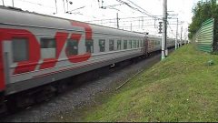 Электровоз ЧС2К-904 с поездом №076 (Москва → Нерюнгри)