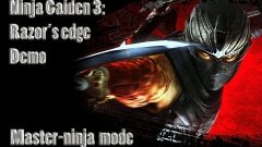 Ninja Gaider 3: Razor&#39;s edge Demo Master-ninja mode (Ryu Hay...