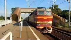Электровоз ЧС2Т-954 с поездом №212 (Москва → Мурманск)