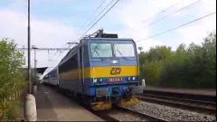 ČD 363.076 - Odjezd vlaku R 608 Svatava - Jirkov zastávka, 6...