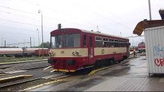 ČD 810.469 - Odjezd vlaku Os 4278 - Kúty, 14.9.2013