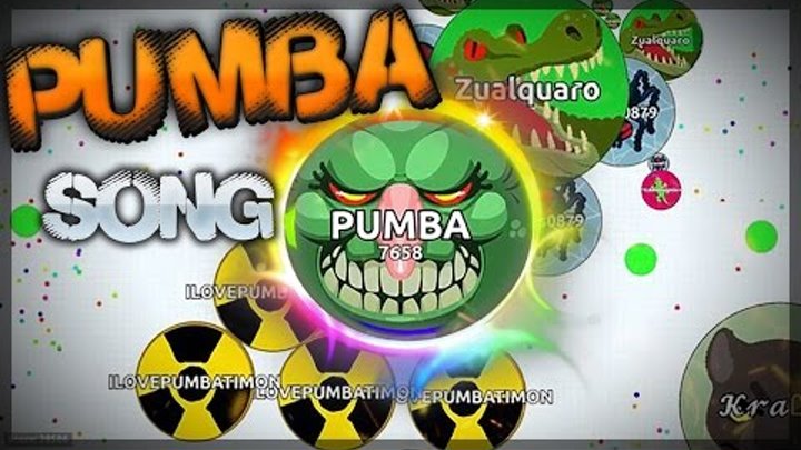Agar.io BEST MOMENTS WITH TIMON + PUMBA song!