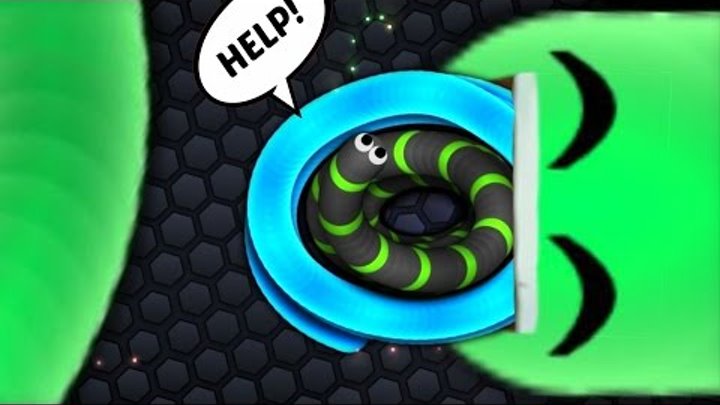 Slither.io BIGGEST SNAKE TRAP / BEST TROLLING MOMENTS