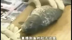 Как в Японии двумя палочками рыбу чистят