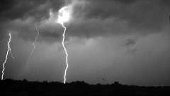 Lightning Storm Recorded at 7000 Frames Per Second