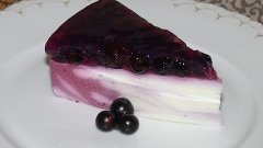Творожный желейный торт без выпечки &quot;Розовый мрамор&quot; (рецепт...