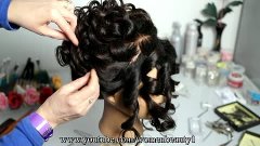 Wedding hairstyles for long hair. Вечерняя прическа на длинн...