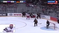 Драка российских хоккеистов с немецкими Low)