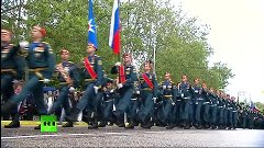 Наземная часть Парада Победы в Севастополе