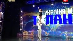 Украина мае таланты. Великолепный танец. Je T&#39;aime- Duo Flam...