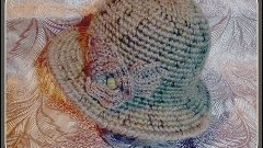 Теплая шляпка крючком. Часть 1 - донышко .Crochet hat with f...