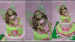 TUTORIAL WINX CAKE TOPPER TORTA PASTA DI ZUCCHERO fondant VI...