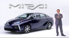 Akio Toyoda introduces Toyota&#39;s &quot;Mirai&quot; Fuel Cell Sedan