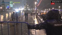 Прямой эфир с места убийства Бориса Немцова в Москве