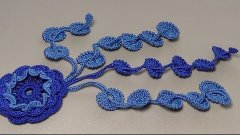 УРОК ВЯЗАНИЯ.Элемент для ирландского кружева.Crochet flower ...