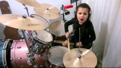 Metallica - Enter Sandman - Eduarda Henklein (5 anos) Drum c...