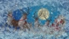 Видео открытка С Новым годом поздравляет Снегурочка и сказоч...