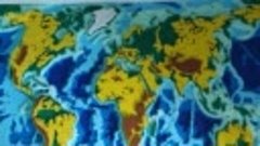 карта мира многослойная