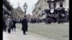 [60 fps] Moscow, Tverskaya Street in 1896