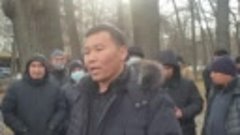В Бишкеке проходит митинг в поддержку экс-муфтия Максата Ток...
