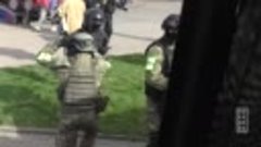 Видео с камеры ОМОНовца во время задержаний. Гродно. Грандич...