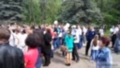 Празднование Дня Победы в парке им. Пушкина