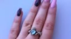 Кладдахское кольцо от Персиан с топазом скай из серебра 925 ...