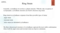 Conformations of Cycloalkanes - Section 3