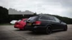 Audi RS6 vs Merc-AMG E63 S - Top Gear-Drag Races