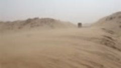 The desert wind, in south Yoloten, Turkmenistan (T-ONE Plant...