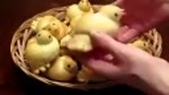 Цыплятки-булочки - оригинальная выпечка к Пасхе!