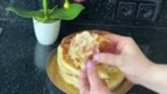 Лепёшки с ветчиной  и сыром ( рецепт )