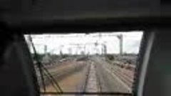 Новый транспорт Москвы,  из кабины поезда