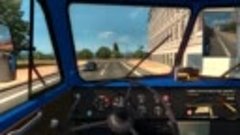 Очень шумно и на переездах ссыкатно. МАЗ-504  Euro Truck Sim...