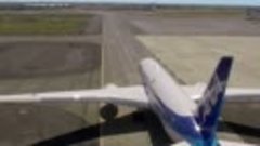 Вертикальный взл т пассажирского самол та Boeing