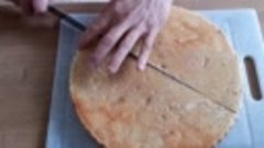 Пирог из ревеня с клубникой ✧ Полусладкий