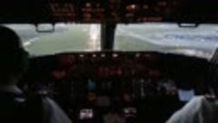 Boeing 737-800 Landing in Dublin. Cockpit view