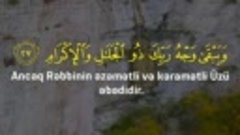 Rahmən Surəsi / Qari -​ Abdurrahman el Ussi

26. (Yer) üzünd...