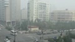 Дым от лесных пожаров в Якутске