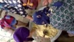 Рисовая халва, приготовление в селении МакӀав в Закатальском...