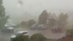 Ураган в Нолинске 20.07.2021, видео О. Пушкаревой 