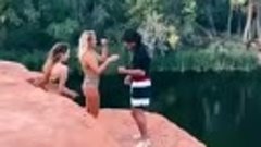 3 People Doing Awesome Cliff Jump (Satisfying) tiktok(360P)....