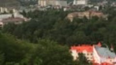 Вид на город Карачаевск с горы «комсомолка»