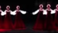 Русский народный танец девушек в светящихся платьях! Невероя...