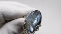 Серебряное кольцо с лунником.
Сделано на заказ. 