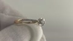 Кольцо с бриллиантами золото 585* Ещё больше украшений https...