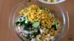 Три быстрых и вкусных салата с кукурузой