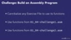 06 Challenge Build an assembly program